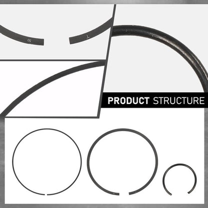 Solid Spare Fit For 11-19 Hyundai Sonata Kia Sorento Optima 2.4L Engine Pistons w/ Rings Kit