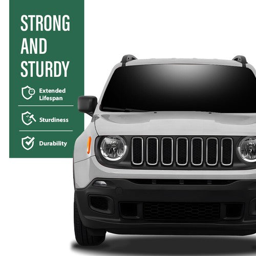 Solid Spare Front Bumper Reinforcement Fit For 2015-2018 Fiat 500X Jeep Renegade 68247223AA