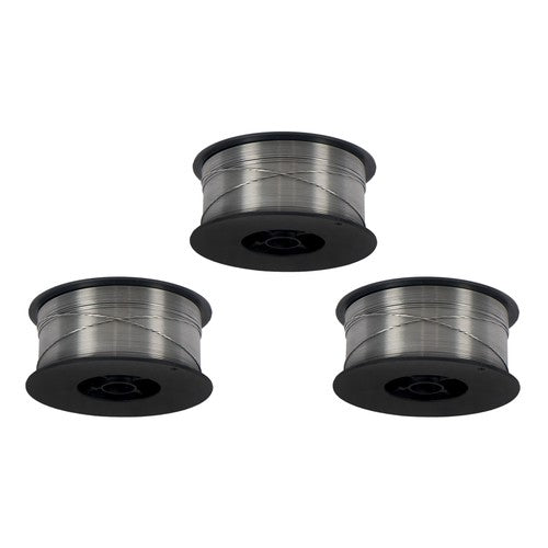 Solid Spare 3 Pack E71T-GS .030" Diameter 2lb Spool Flux Core Carbon Steel MIG Welding Wire