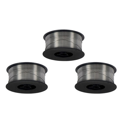 Solid Spare 3 Pack E71T-GS .030" Diameter 2lb Spool Flux Core Carbon Steel MIG Welding Wire