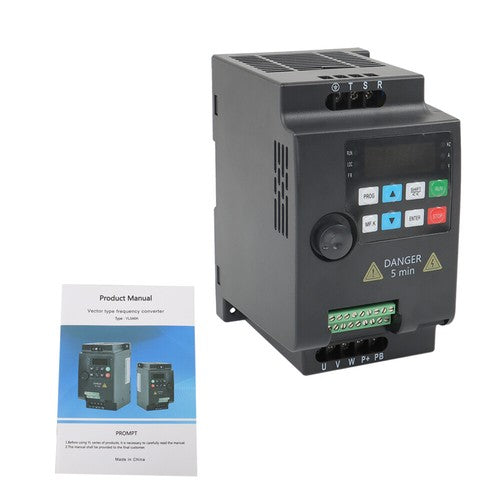 Solid Spare 2.2KW VFD 220V 3HP 1 to 3 Phase Variable Frequency Drive Inverter New