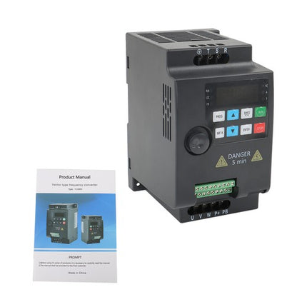 Solid Spare 2.2KW VFD 220V 3HP 1 to 3 Phase Variable Frequency Drive Inverter New