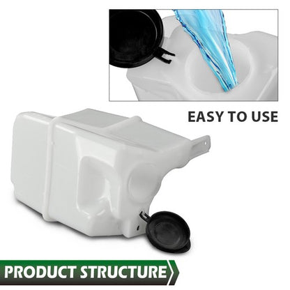 Solid Spare Fit For 16-20 Toyota Tacoma Washer Fluid Reservoir W/Cap & Pump 8531504100
