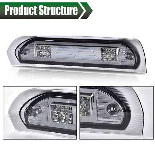 Solid Spare Smoked LED 3rd Tail Light Brake Lamp Fit For 02-09 Dodge Ram 1500 2500 3500