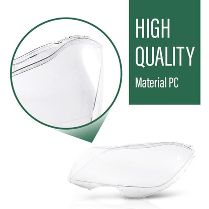 Solid Spare Fit For 2010-2014 Mercedes Benz CLS Class W218 Headlight Replacement Lens Pair