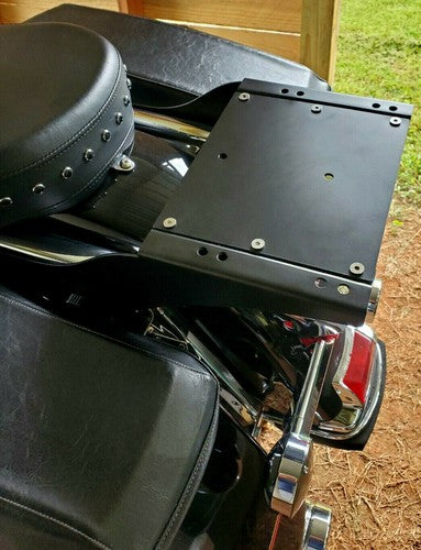 Solid Spare For Harley Touring Street Road Glide 97-08 Detachable Mount Rack Luggage Rack