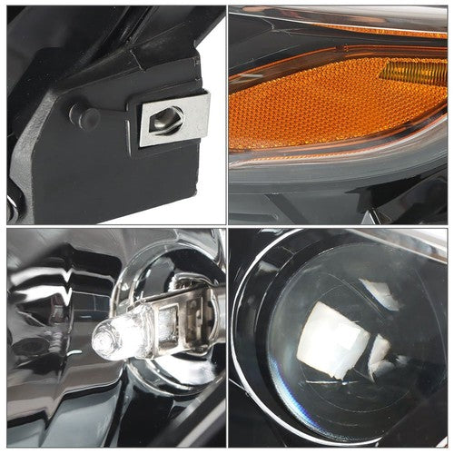 Solid Spare Fit For Chevy Malibu 2019-2020 Headlight Set Driver Side Clear Lens Replacement