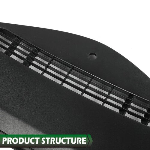 Solid Spare Upper Dash Trim Defroster Vent Panel Bezel Fit For 2005-2010 Pontiac G6 Black