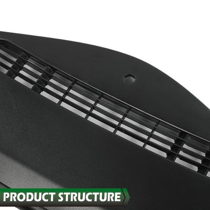 Solid Spare Upper Dash Trim Defroster Vent Panel Bezel Fit For 2005-2010 Pontiac G6 Black