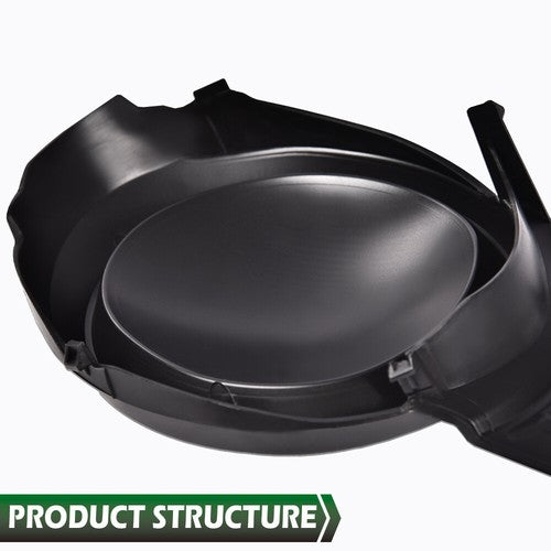 Solid Spare 2pcs Fog Light Covers Driver & Passenger Side Fit For 11-17 Toyota Sienna