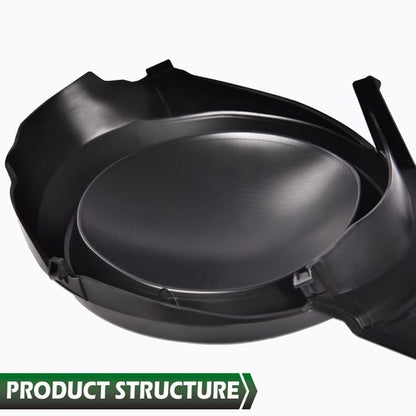 Solid Spare 2pcs Fog Light Covers Driver & Passenger Side Fit For 11-17 Toyota Sienna