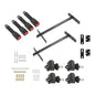 Solid Spare Golf Cart Seat Belts and Bracket Kit For EZGO Yamaha Club Car 61in Retractable