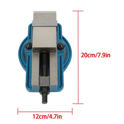 Solid Spare Durable Lock Down Bench Vise Precision 2" Milling Vice Flat Nose Pliers