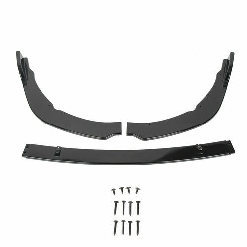 Solid Spare Front Bumper Lip Fit 2018-2020 Toyota Camry SE/XSE Glossy Black