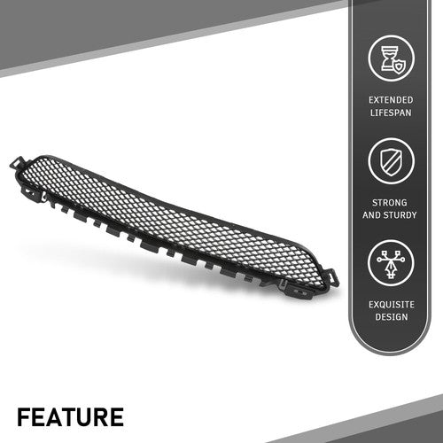 Solid Spare Fit For 15-18 Mercedes-Benz W205 C300 C400 Front Bumper Lower Grille 2058850423