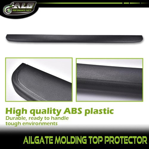 Solid Spare Fit For 99-06 Chevy Silverado GMC Sierra Tailgate Moulding Spoiler Top Protector