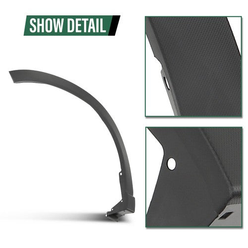 Solid Spare Fit For 2019-2021 Subaru Forester Front Left Fender Flare Wheel Arch Molding