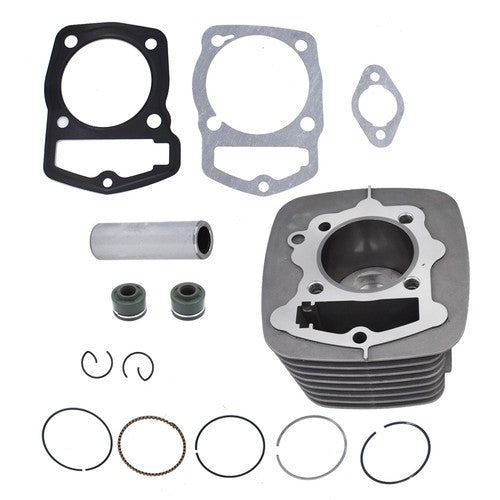 Solid Spare Cylinder Kit Fit For Honda ATC 200 223CM3 Piston 65.5mm Bore Rings CY-50