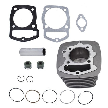 Solid Spare Cylinder Kit Fit For Honda ATC 200 223CM3 Piston 65.5mm Bore Rings CY-50