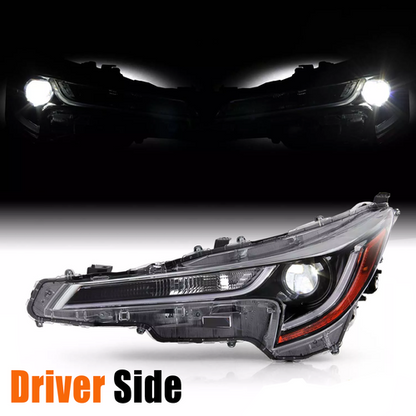 For 2020 2021 2022 Toyota Corolla L LE Headlights W/LED DRL Left Driver Side LH