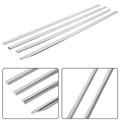Solid Spare For Dodge Ram 1500 2019-2025 2022 2023 Crew Cab Chrome Body Side Molding Trim