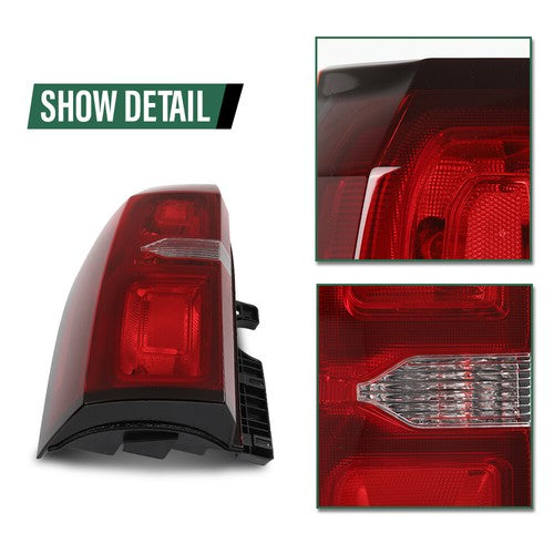 Solid Spare Tail Light Assembly Rear Left Driver Side Fit For 2015-2020 Chevrolet Suburban