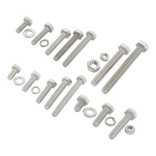 Solid Spare 1640PCS M4 M5 M6 Heavy Duty Bolts and Nuts Flat & Lock Washers Assortment Kit