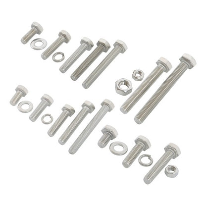 Solid Spare 1640PCS M4 M5 M6 Heavy Duty Bolts and Nuts Flat & Lock Washers Assortment Kit