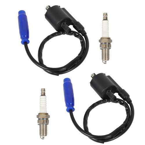 Solid Spare 2x Ignition Coil Spark Plug CAP For Kawasaki Brute Force 750 KVF750 4x4i New