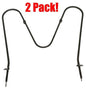 Solid Spare (2) Range Oven Bake Element for Frigidaire CH6078