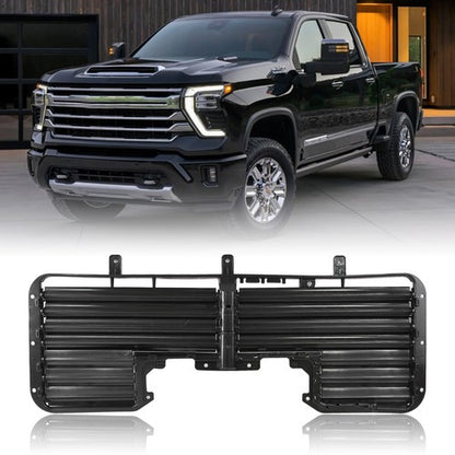 Radiator Shutter Grille Air Intake For Chevy Silverado GMC Sierra 1500 2017-2019
