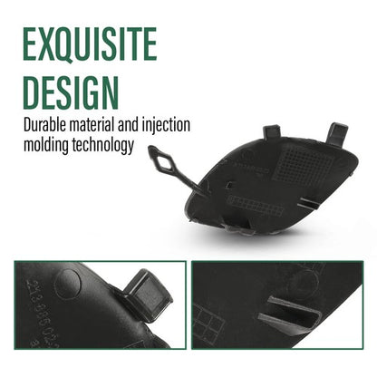 Solid Spare Fit For 17-20 Mercedes Benz E300 E350 E400 E450 Front Bumper Tow Hook Eye Cover