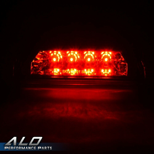 Solid Spare Fit For 97-01 Jeep Cherokee LED 3rd Third Brake Tail Light Cargo Lamp Red
