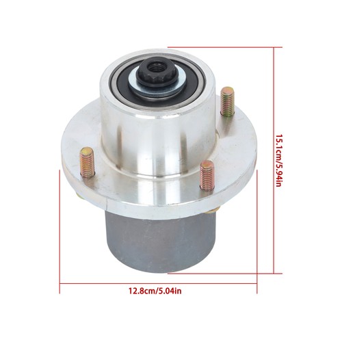 Solid Spare 125981 605380 3pcs Blade Spindle For Hustler Fastrak Raptor SDX SD 48" 54" 60"