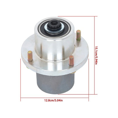 Solid Spare 125981 605380 3pcs Blade Spindle For Hustler Fastrak Raptor SDX SD 48" 54" 60"