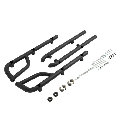 Solid Spare Powder Coated Heavy Duty Steel Nerf Bars For Kawasaki Mule Pro-FXT 2015+ Black