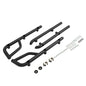 Solid Spare Powder Coated Heavy Duty Steel Nerf Bars For Kawasaki Mule Pro-FXT 2015+ Black