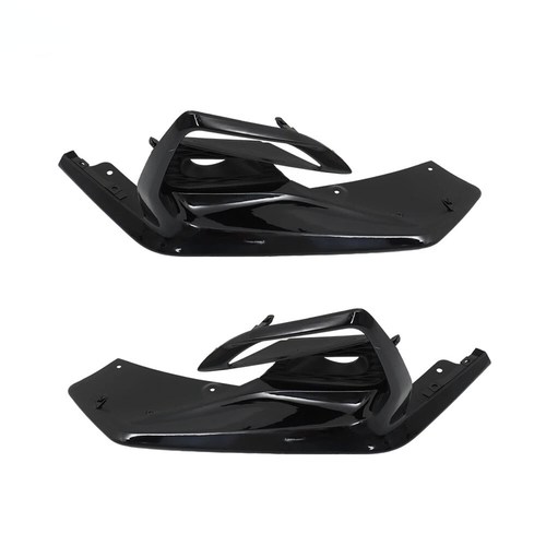 Front Bumper Fog Light Lamp Covers Bezels For Infiniti Q50 Sport 2018-2021 Black