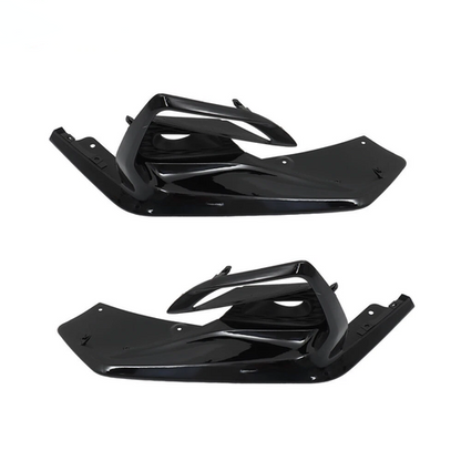 Front Bumper Fog Light Lamp Covers Bezels For Infiniti Q50 Sport 2018-2021 Black