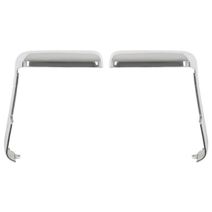 Solid Spare Chrome Top+Side Mirror Cover For 20-24 Chevy Silverado GMC Sierra HD 2500 3500