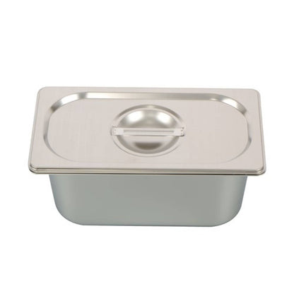 Solid Spare Steam Table Pans 1/3 Size 6" Deep Thickened 8 Pieces with Non-Stick Coating