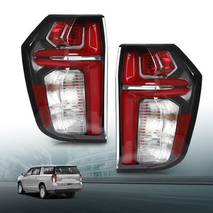 Solid Spare LED Tail Lights Brake Lamps Left+Right Fit For 2021-2023 Chevy Suburban|Tahoe