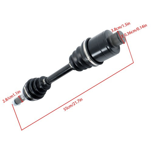 Solid Spare Rear Left & Right CV Joint Axle For Polaris 1332421 1332511 1332654 1332935 2Pcs