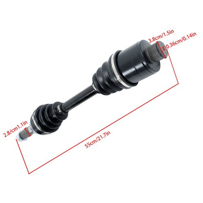 Solid Spare Rear Left & Right CV Joint Axle For Polaris 1332421 1332511 1332654 1332935 2Pcs