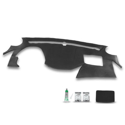 Solid Spare TPE Dashboard Dash Cover Cap Overlay Black Fit For Hyundai Sonata 2011-2014
