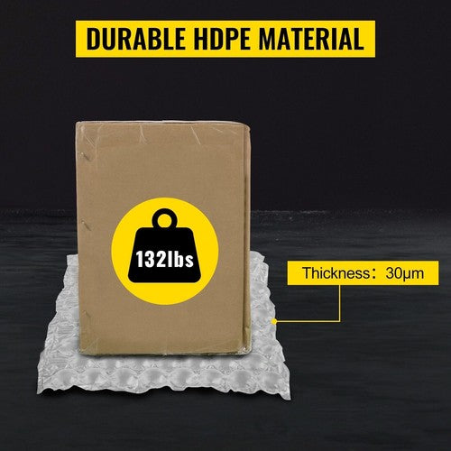 984' x16" Air Cushion Machine Film Small Bubble Pillow Packaging Padding 4 Rolls