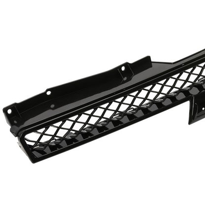 Solid Spare For 07-14 Chevy Tahoe/Suburban/Avalanche Mesh Front Bumper Grille Grill Black