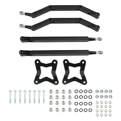 Solid Spare For Polaris RZR XP 1000 XP 4 1000 2014+ Black Steel Rear Radius Arms Set
