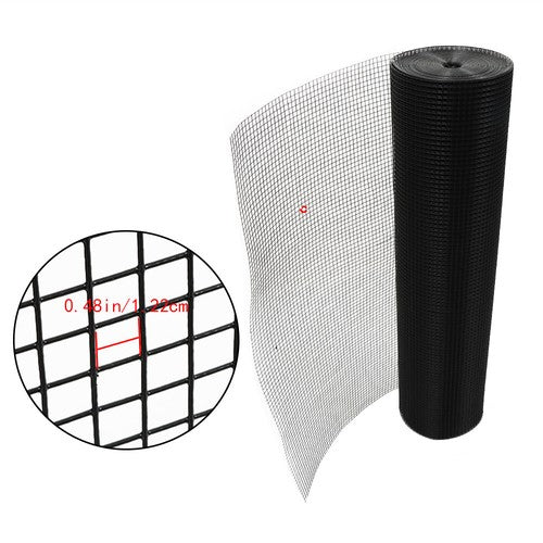 Solid Spare New 48in*100FT1/2In Hardware Cloth Chicken Wire Fence Vinyl Coated Welded Mesh
