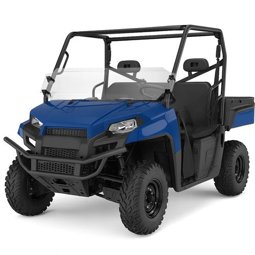 Solid Spare Front Half Windshield Clear For 2017-2025 Polaris Ranger 570 Full Size Crew